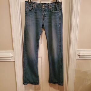 Guess Men's Straight Leg Blue Jeans 34/32